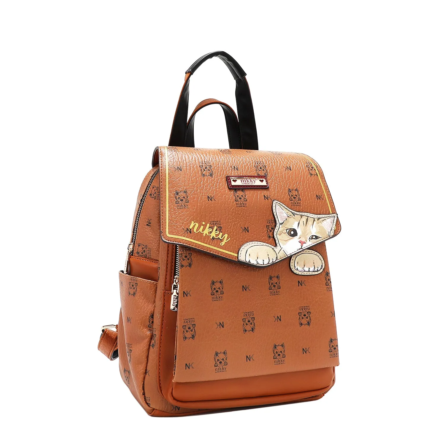 NIKKY FINDS MEOW CONVERTIBLE BACKPACK