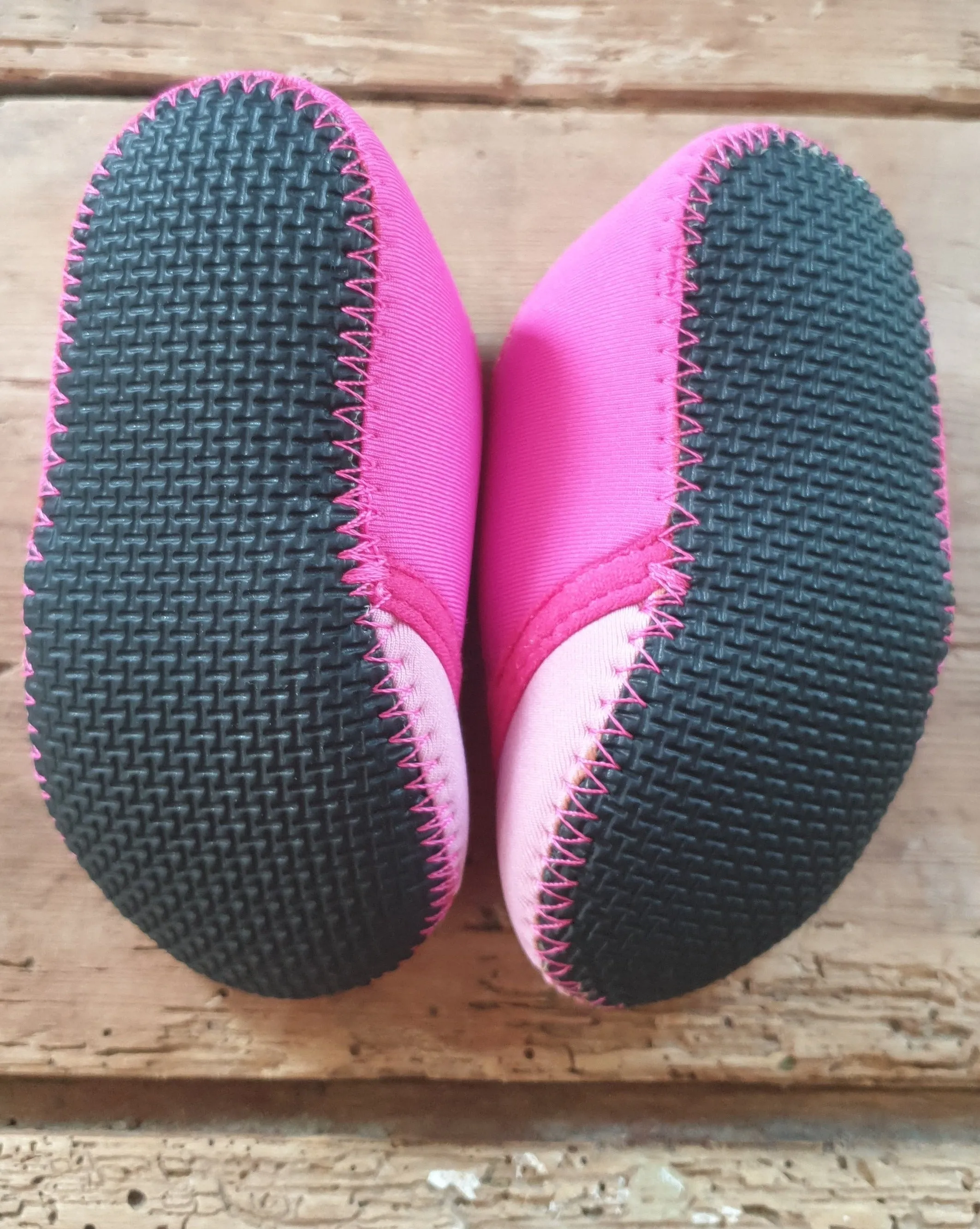 Pink Swimming Booties (0-6 Months)