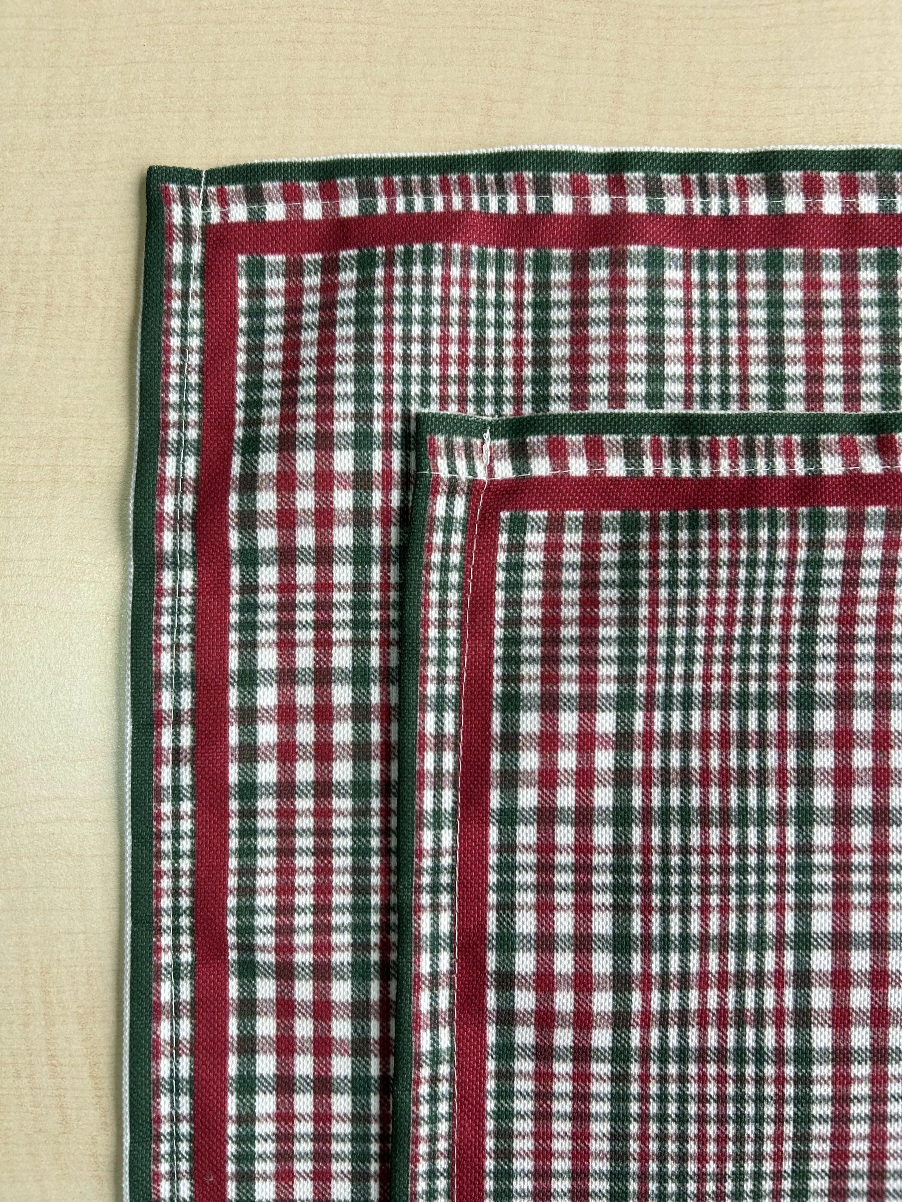 Plaid Holiday or Cookout Table Cloth, Rectangular, 55"x86"