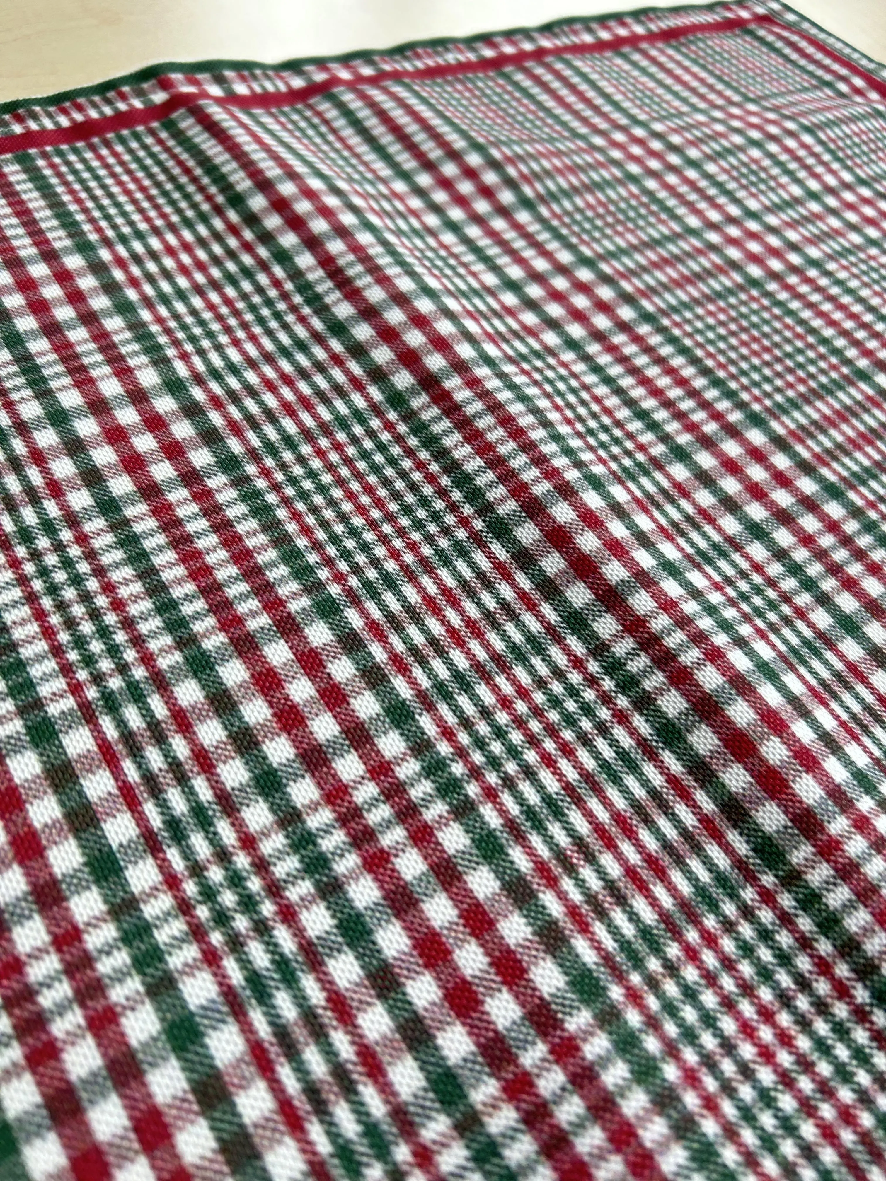 Plaid Holiday or Cookout Table Cloth, Rectangular, 55"x86"