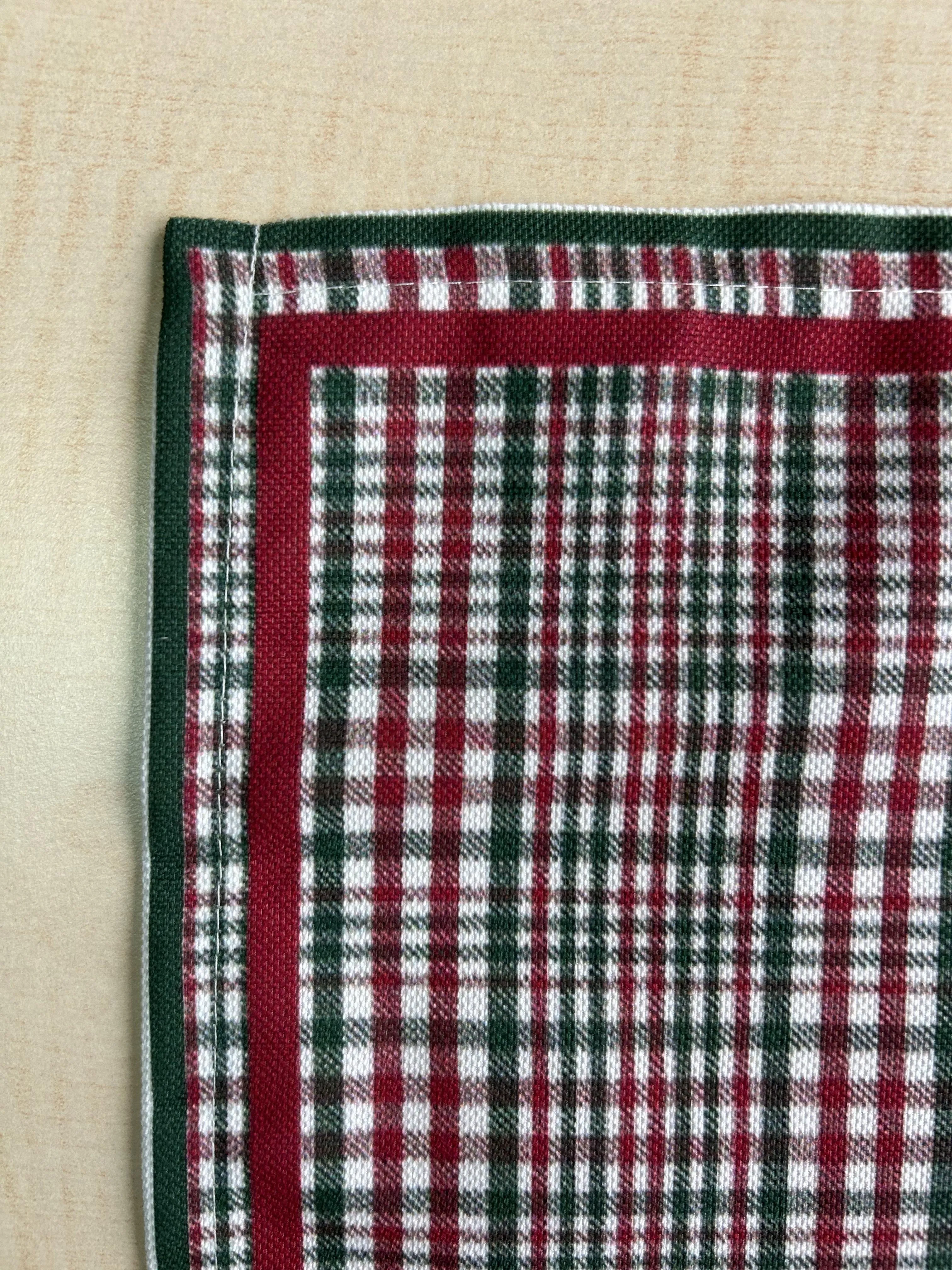 Plaid Holiday or Cookout Table Cloth, Rectangular, 55"x86"