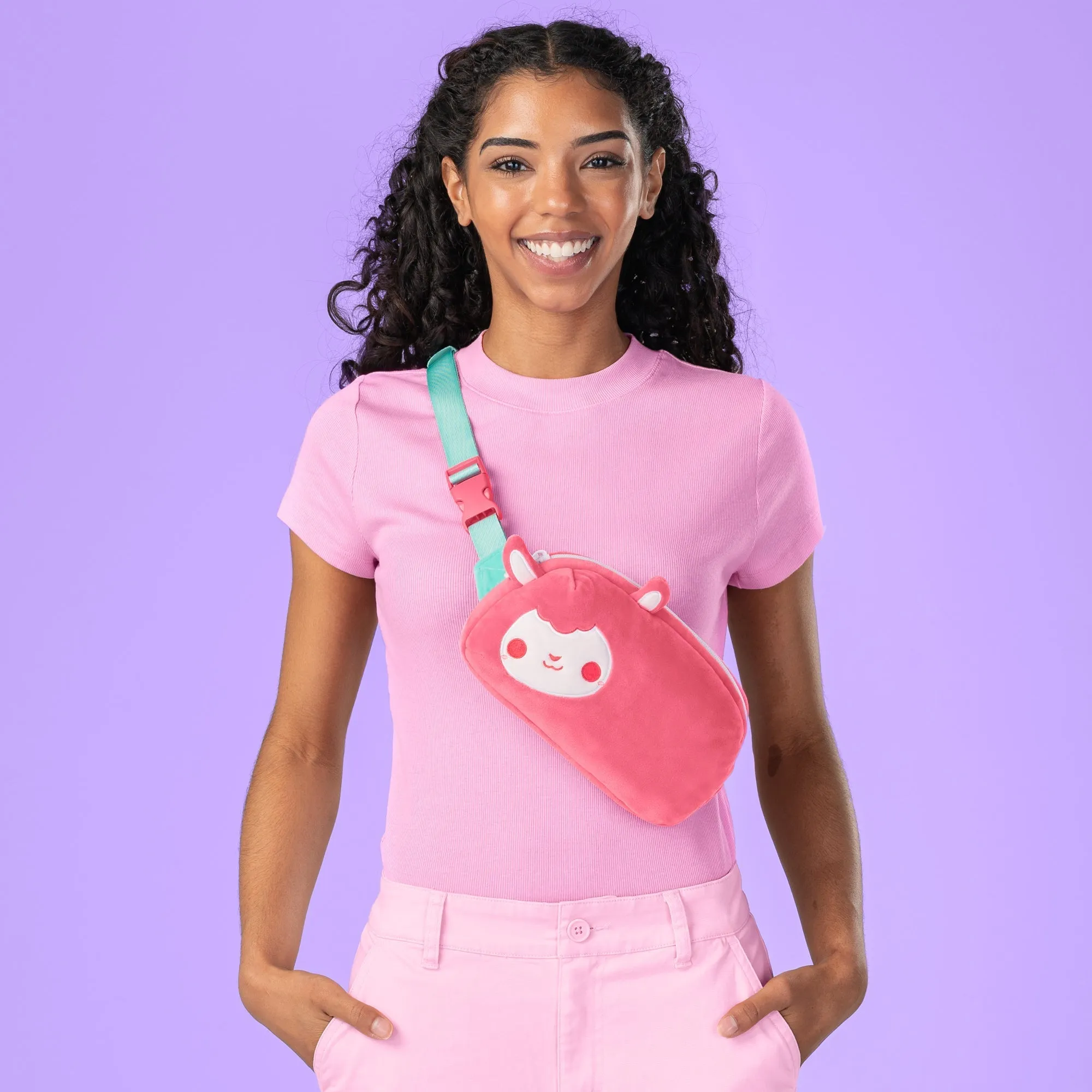 Plushiverse Cotton Candy Sheep Plushie Fanny Pack