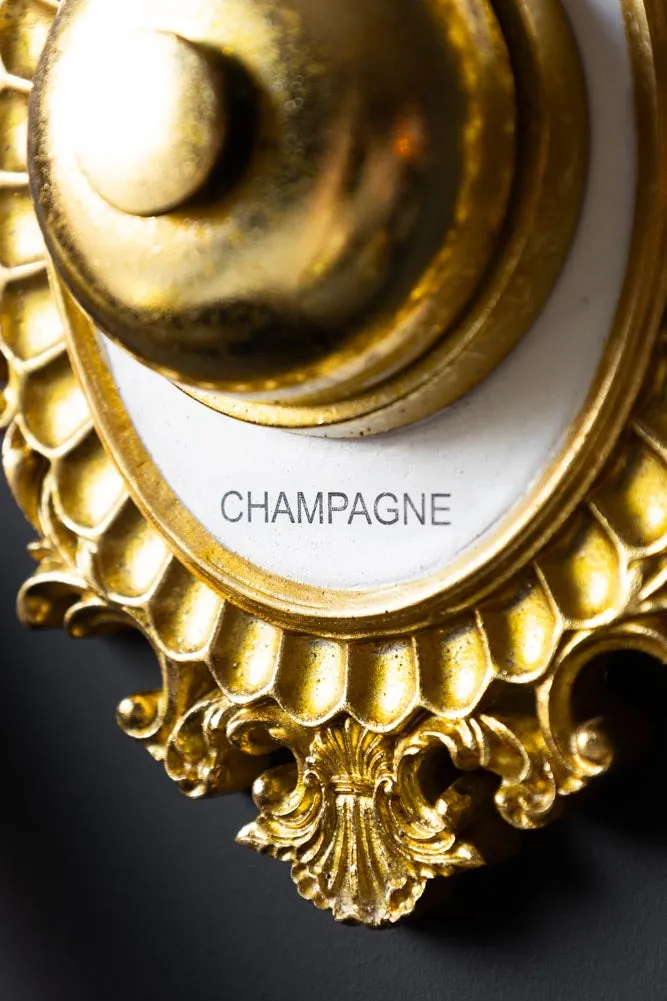 Press For Champagne Wall Ornament