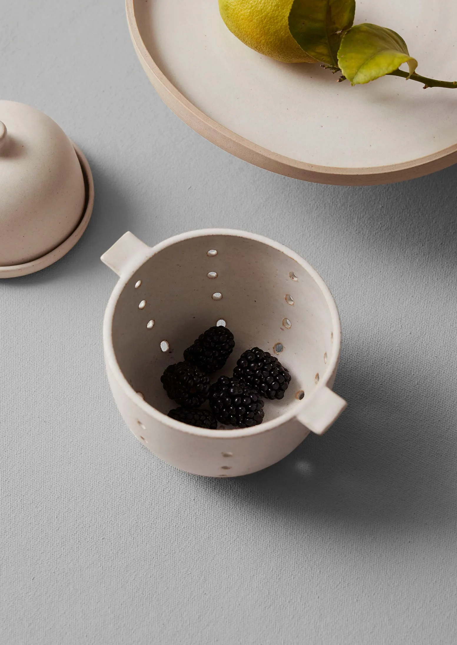 Rebecca Williams Berry Colander | Matte White