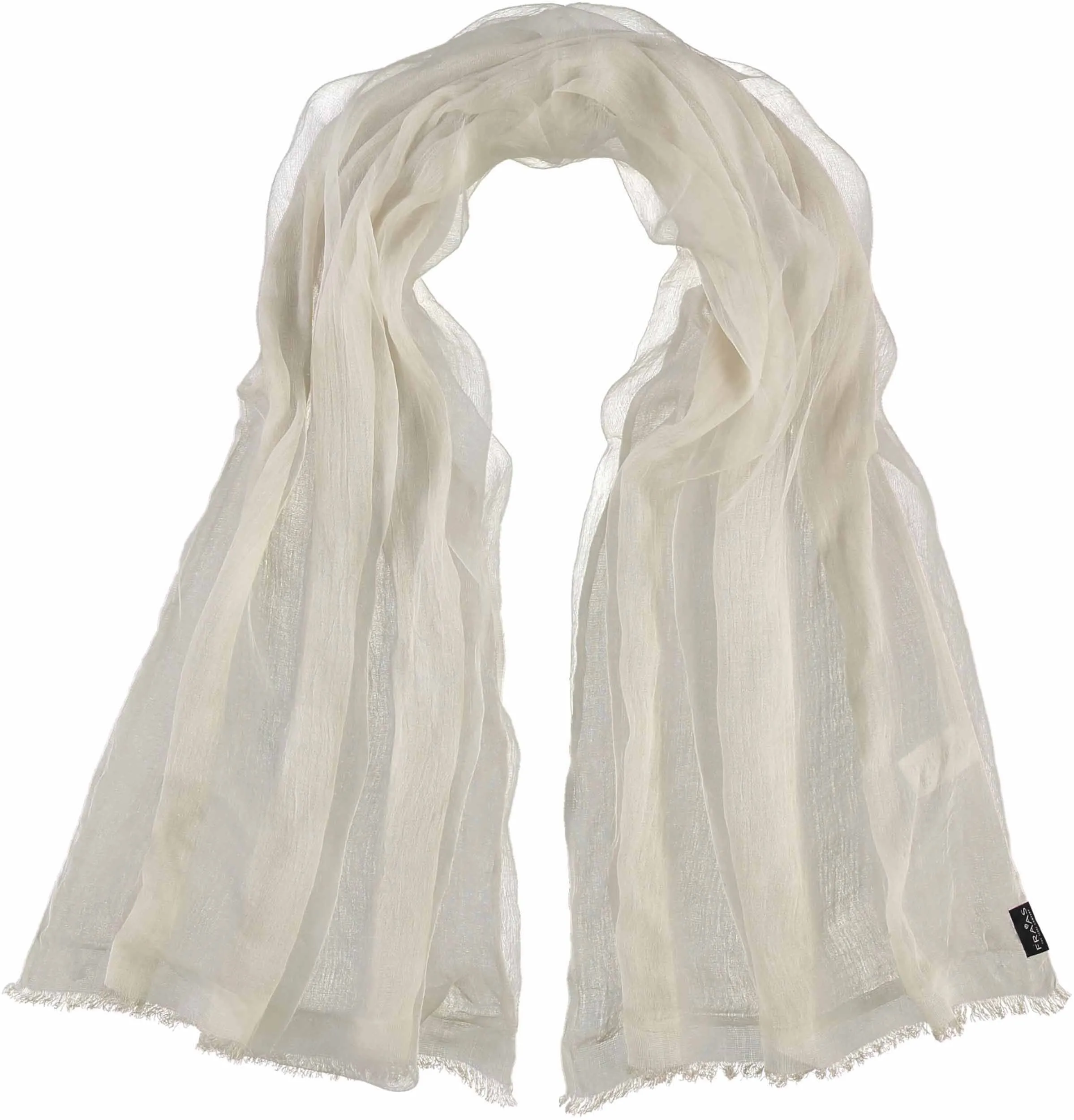 Solid Gauzy Viscose Silk Blend Wrap