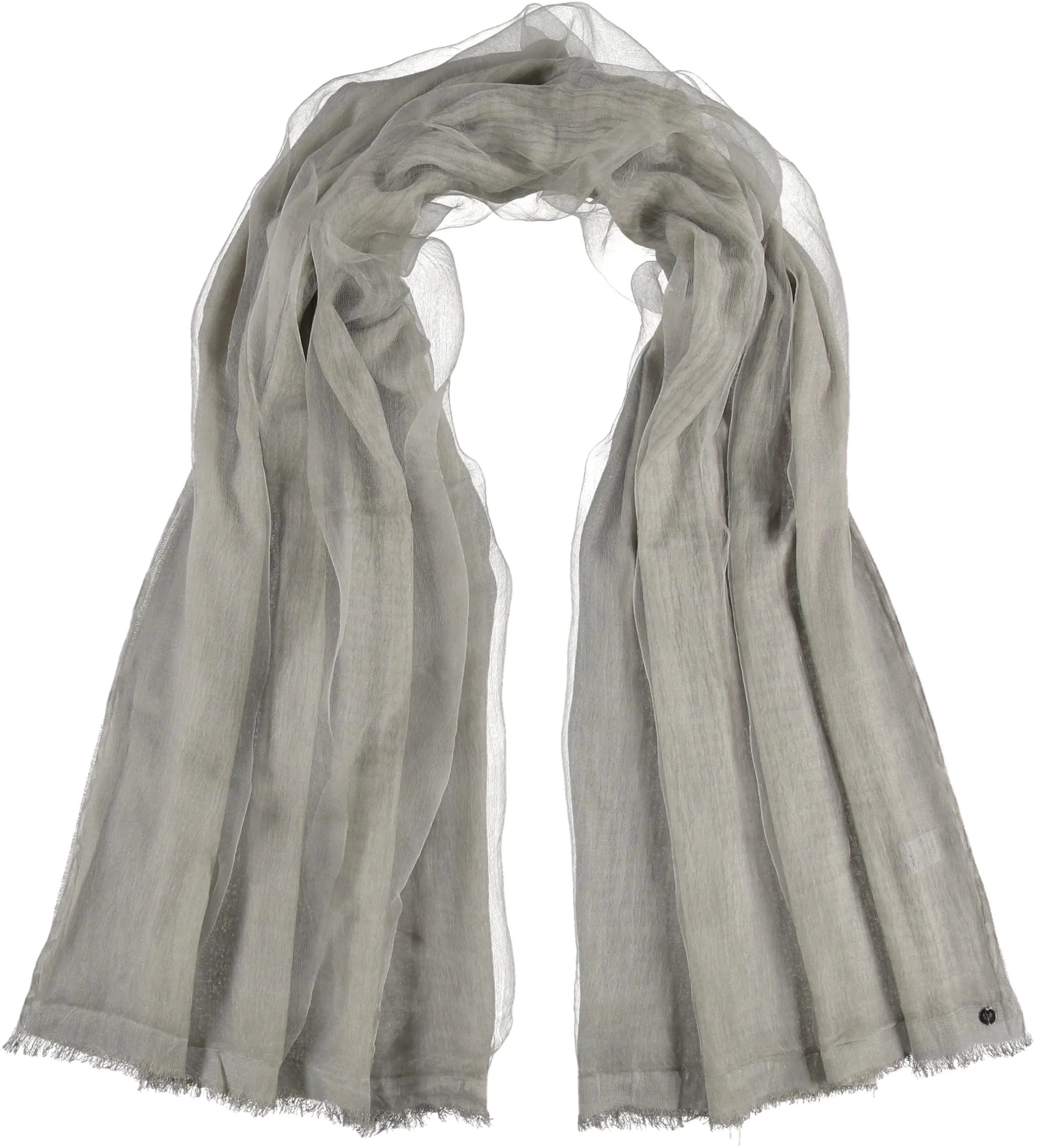 Solid Gauzy Viscose Silk Blend Wrap