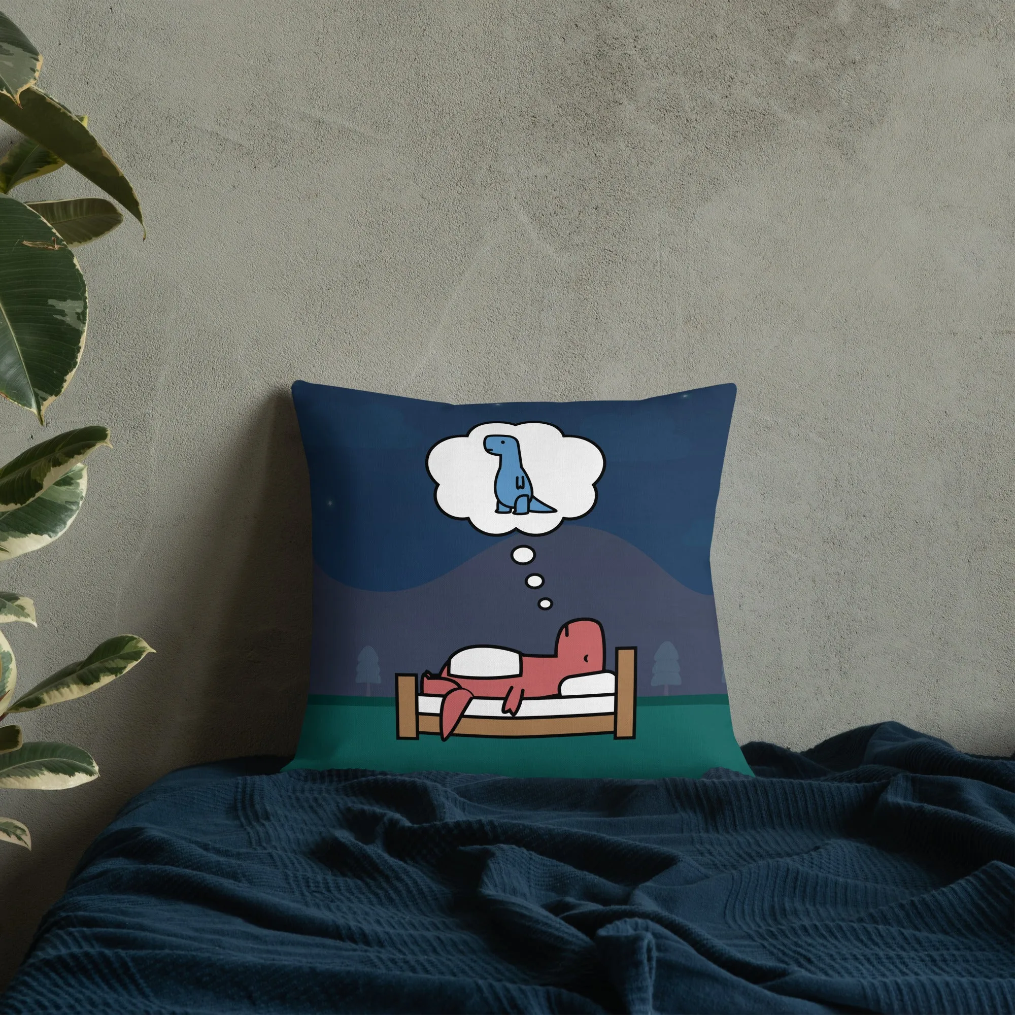 'sweet dreams' throw pillow