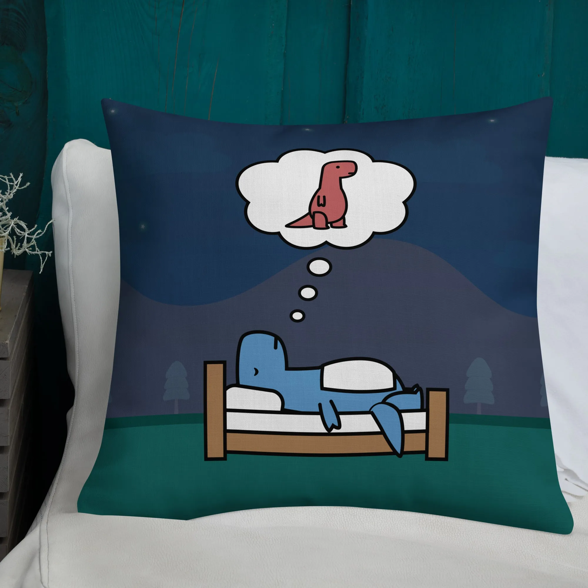 'sweet dreams' throw pillow