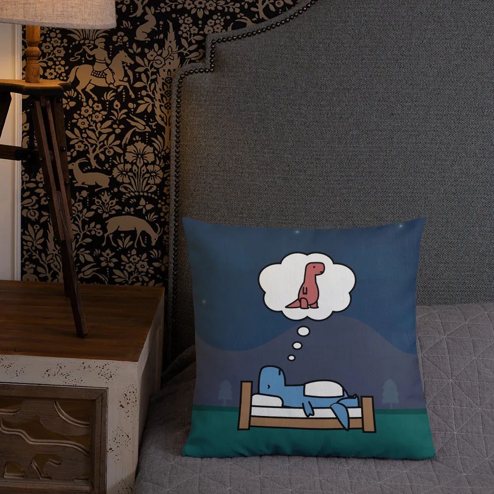 'sweet dreams' throw pillow