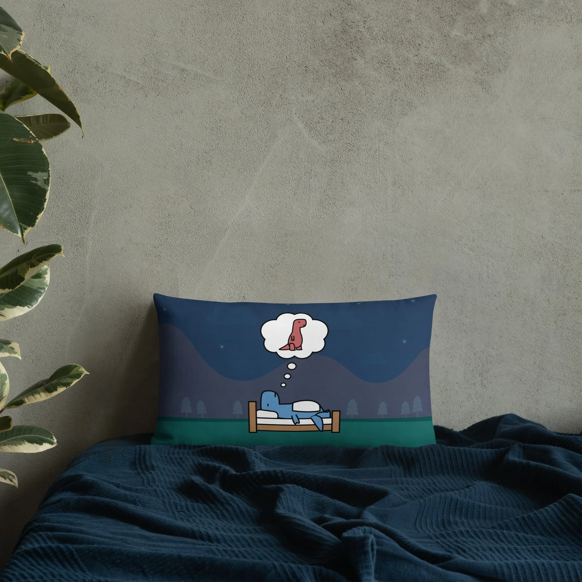 'sweet dreams' throw pillow