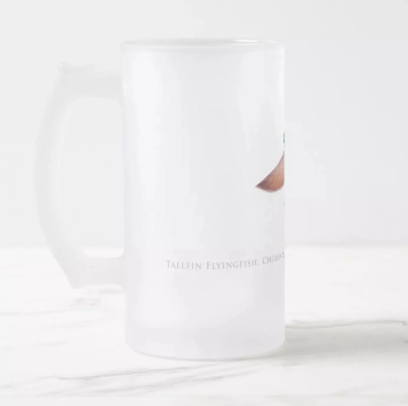 Tallfin Flyingfish - Frosted Glass Stein